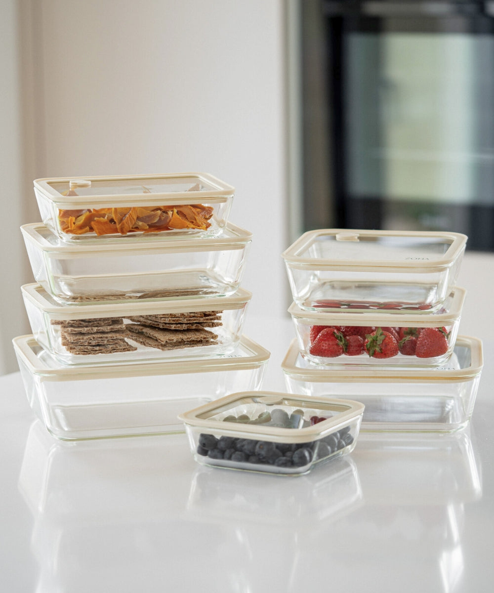 Frischhaltedosen Bundle Transparent 8 Tlg