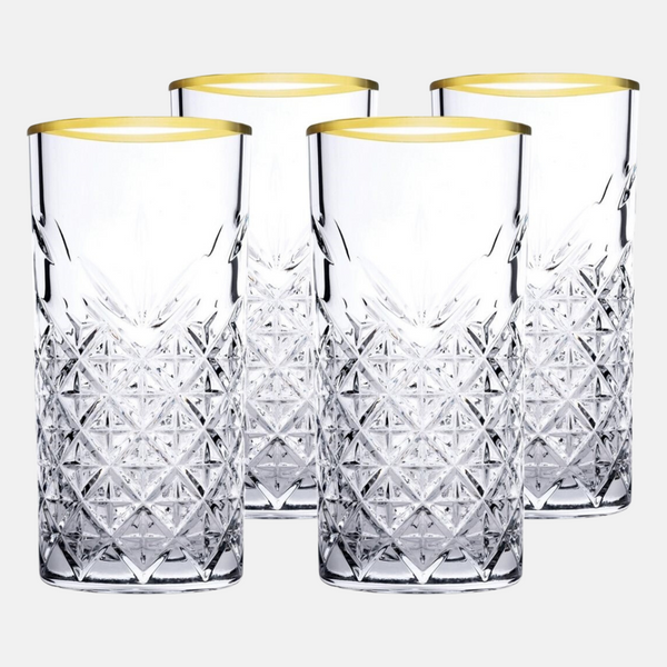 Timeless Golden Touch Longdrink 4er Set 450 ml