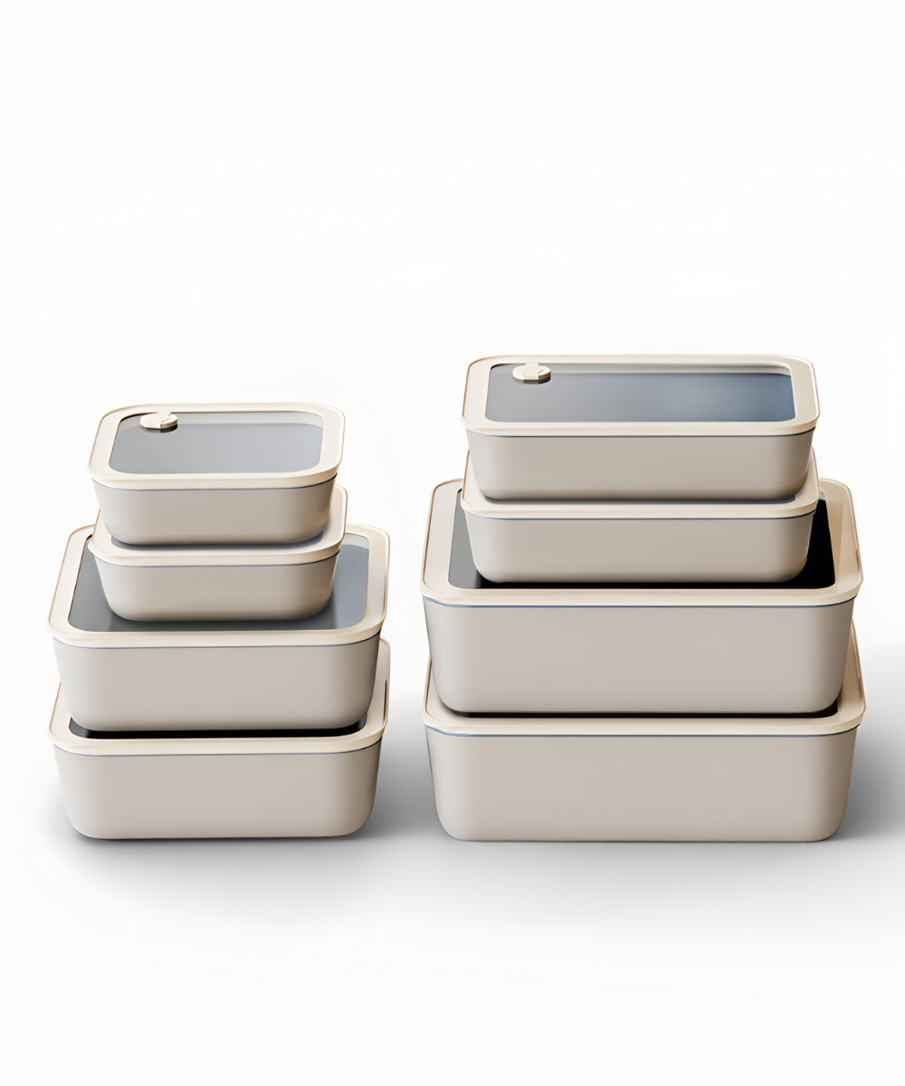 Frischhaltedosen Bundle Beige 8 Tlg