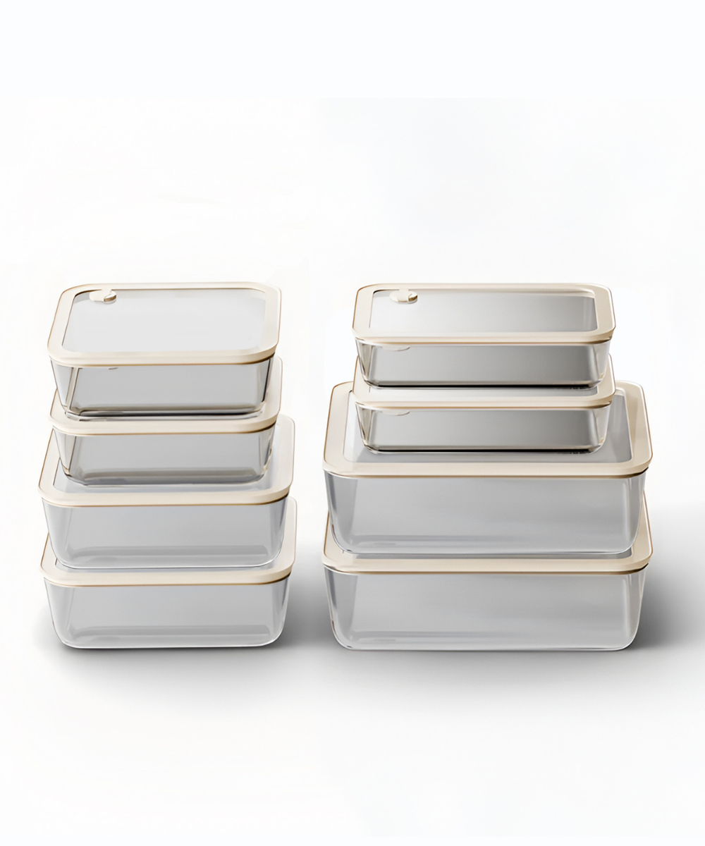 Frischhaltedosen Bundle Transparent 8 Tlg