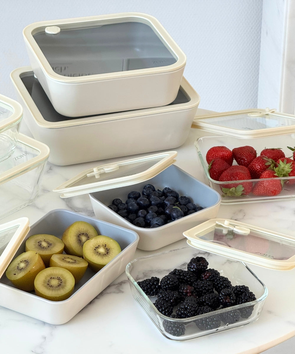 Frischhaltedosen Bundle Transparent 8 Tlg