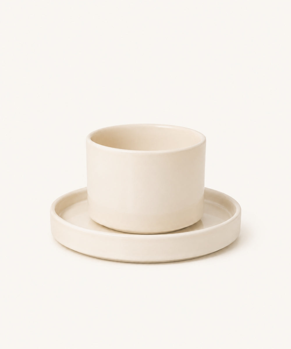Noa Beige Kaffeetassen Set