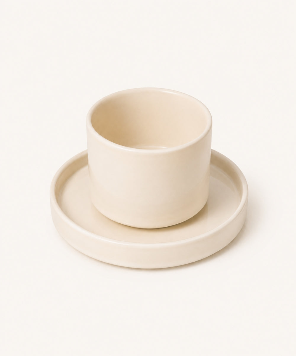 Noa Beige Kaffeetassen Set