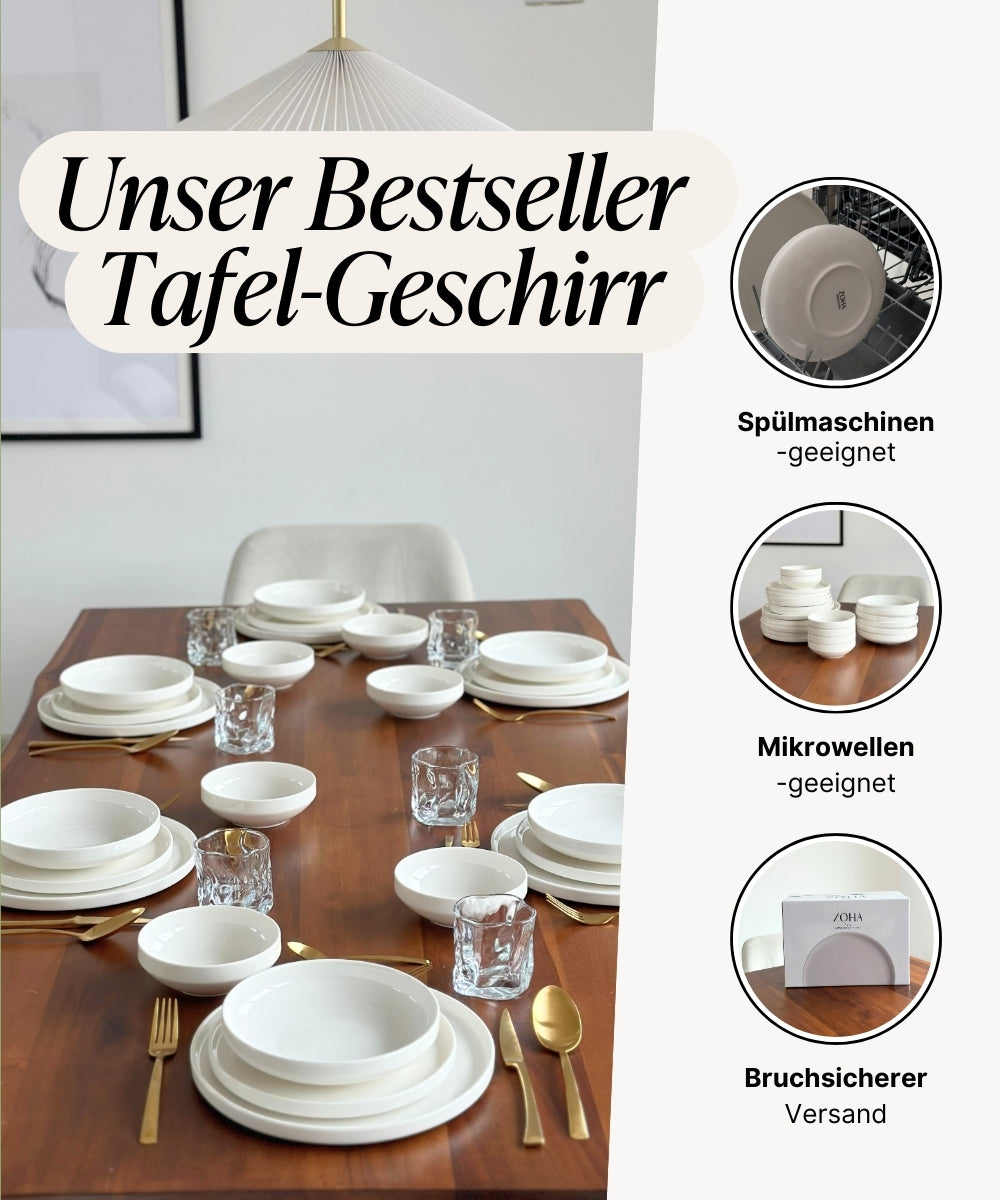 Geschirr  Spar-Set für 6 Personen