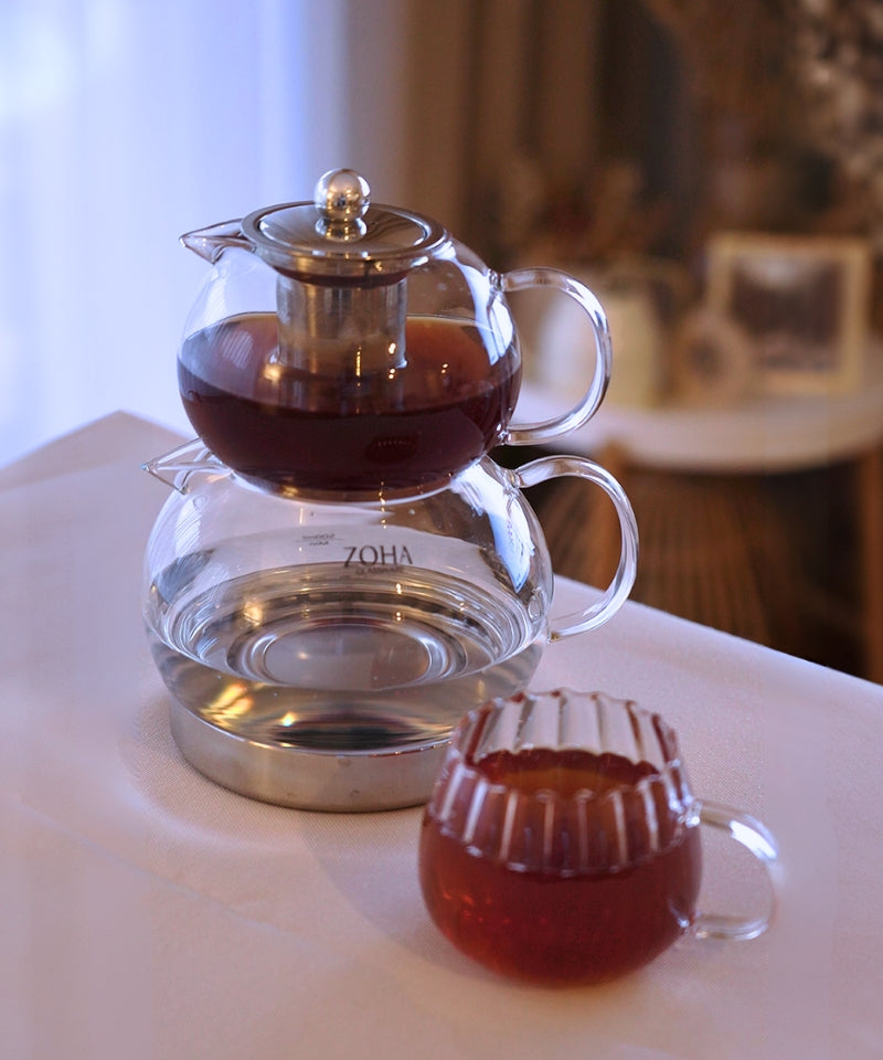 Tombik Teekanne aus Glas - Induktionsgeeignet