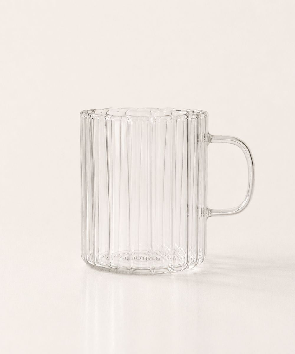 Riffle Cup Borosilikatglas - 350 ml