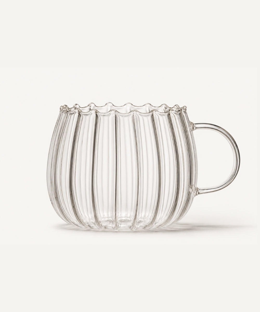 Riffle Cup Borosilikatglas - 400 ml