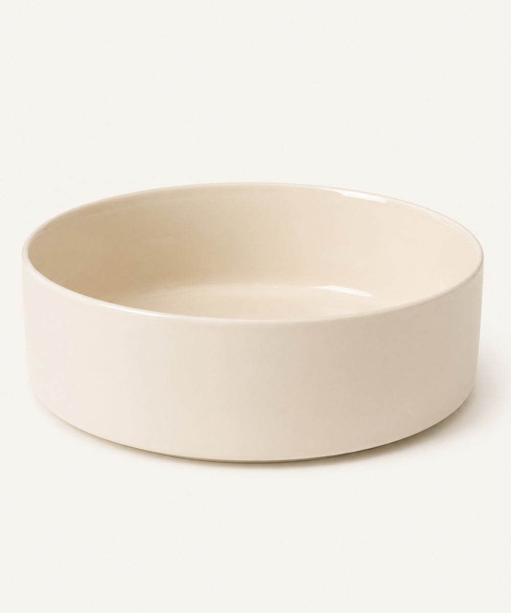 Noa Beige Salatschüssel