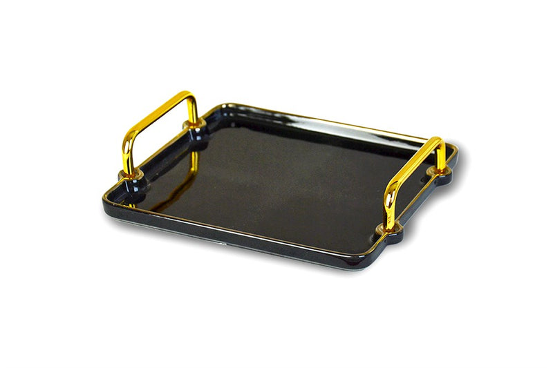 Maia Glas / Porzellan Frühstücksset 13-tlg. Schwarz