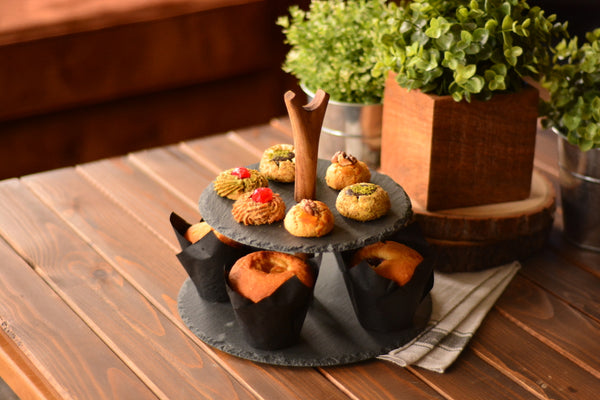 Oliver Etagere aus Schieferplatte