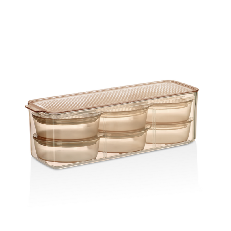Frühstücksset Organizer 7 Tlg. Kupfer