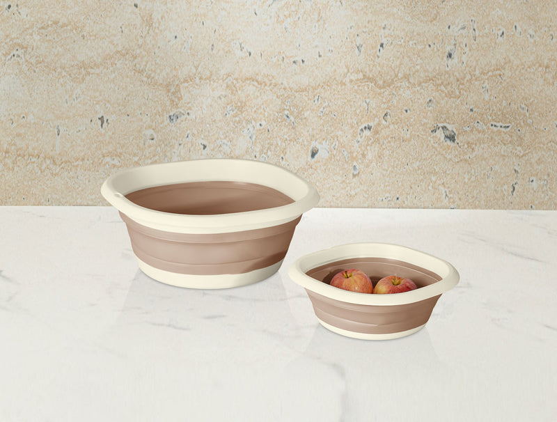 Faltbarer Kunststoff Wasserimer 2er Set